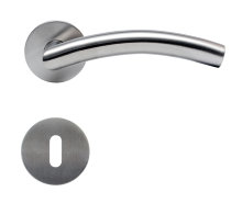 Dørgreb B-greb Ø19 mm rustfri stål